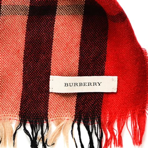 combination red coat with burberry vintage check scarf|burberry check.